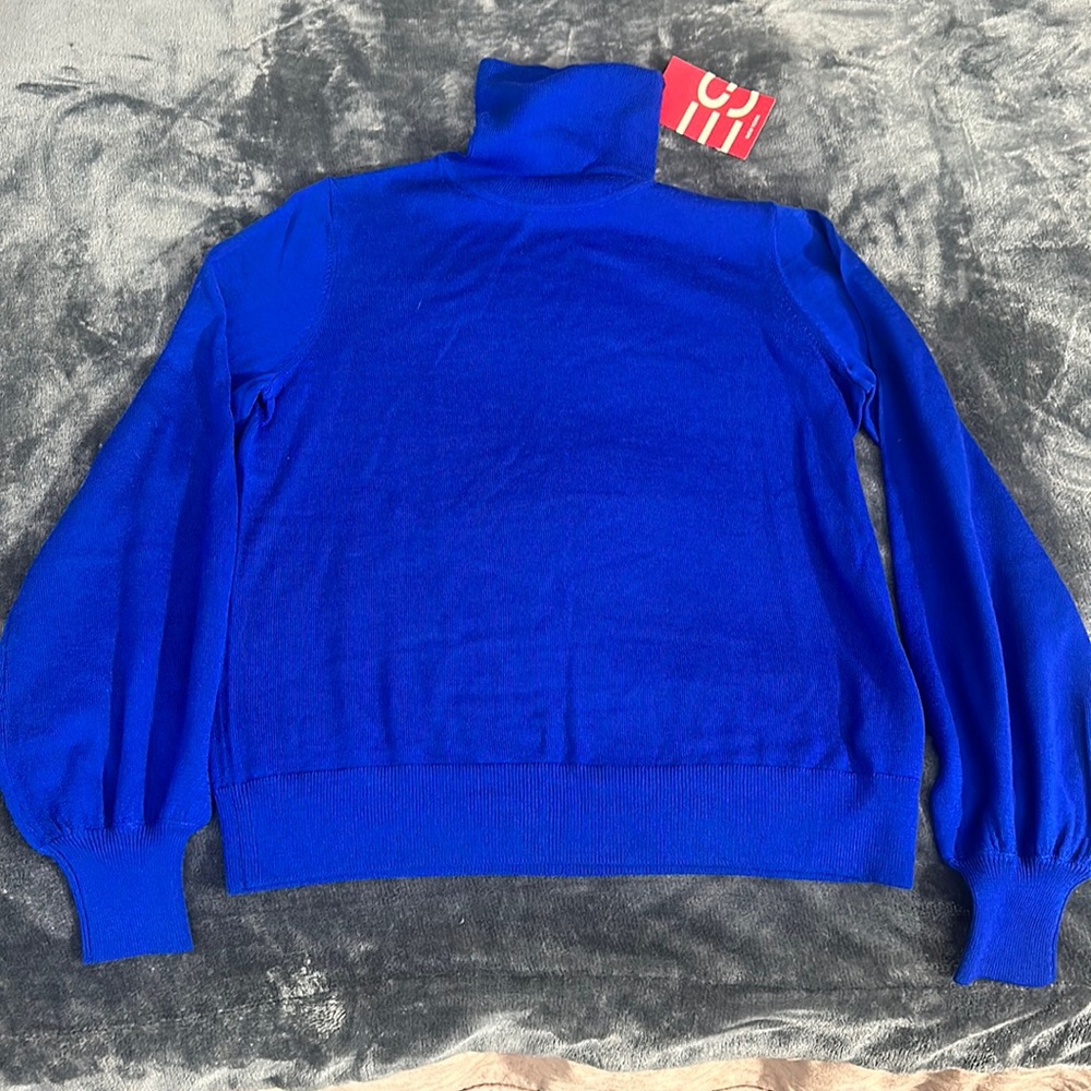 Esprit blue thin turtleneck brand new size Extra-Small.